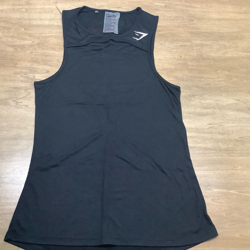 Gymshark Burnout gym tank top black